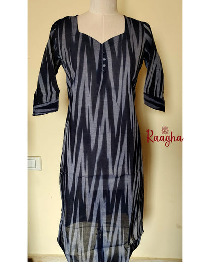 Ikkat Cotton Kurti