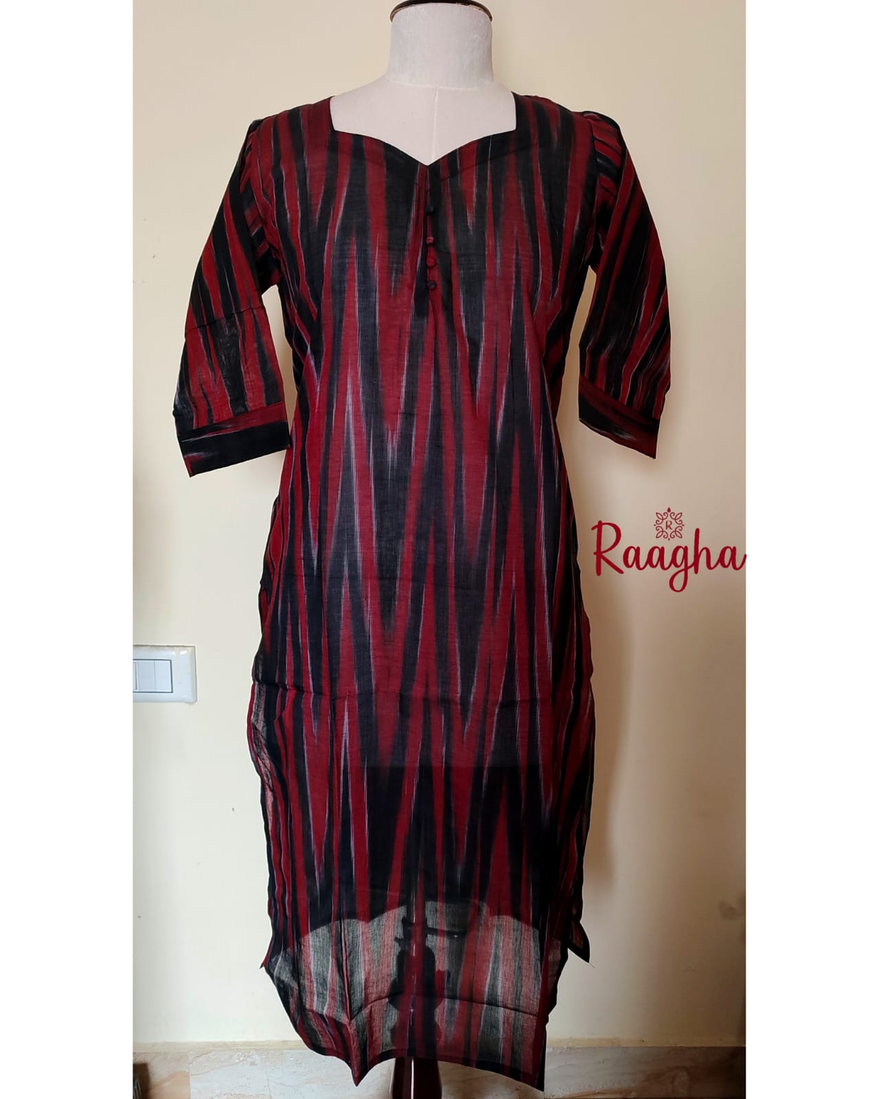 Ikkat Cotton Kurti