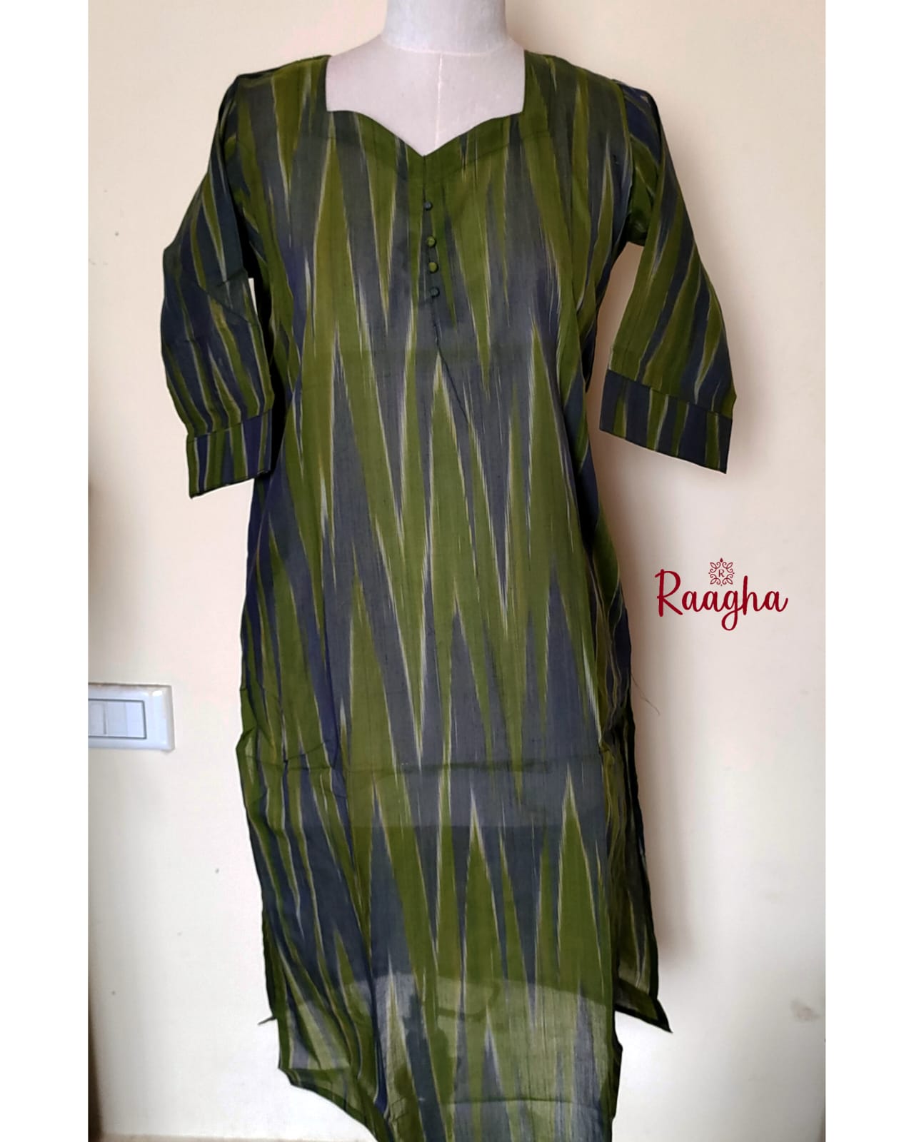 Ikkat Cotton Kurti