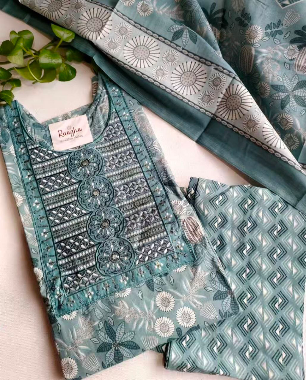 Cotton Salwar Set With Lining