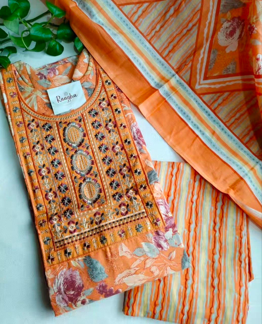 Cotton Salwar Set with Lining