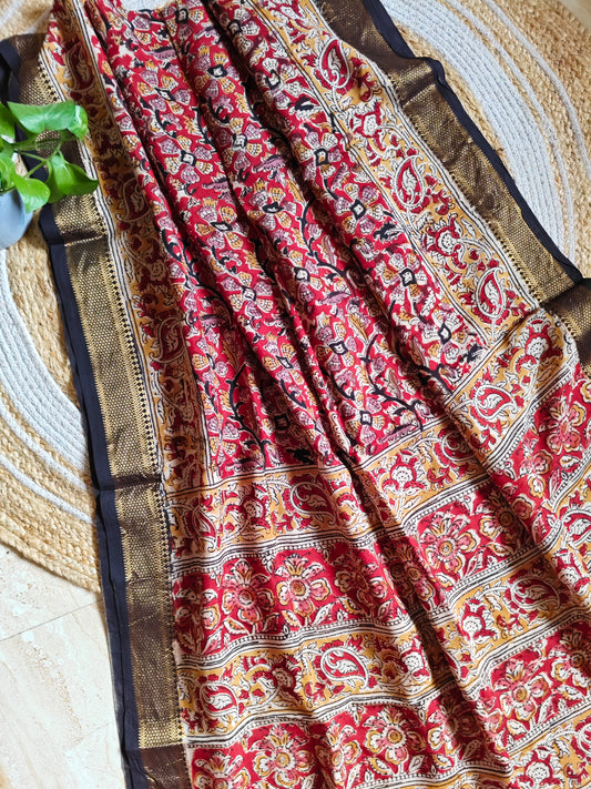 Kalamkari Silk Dupatta