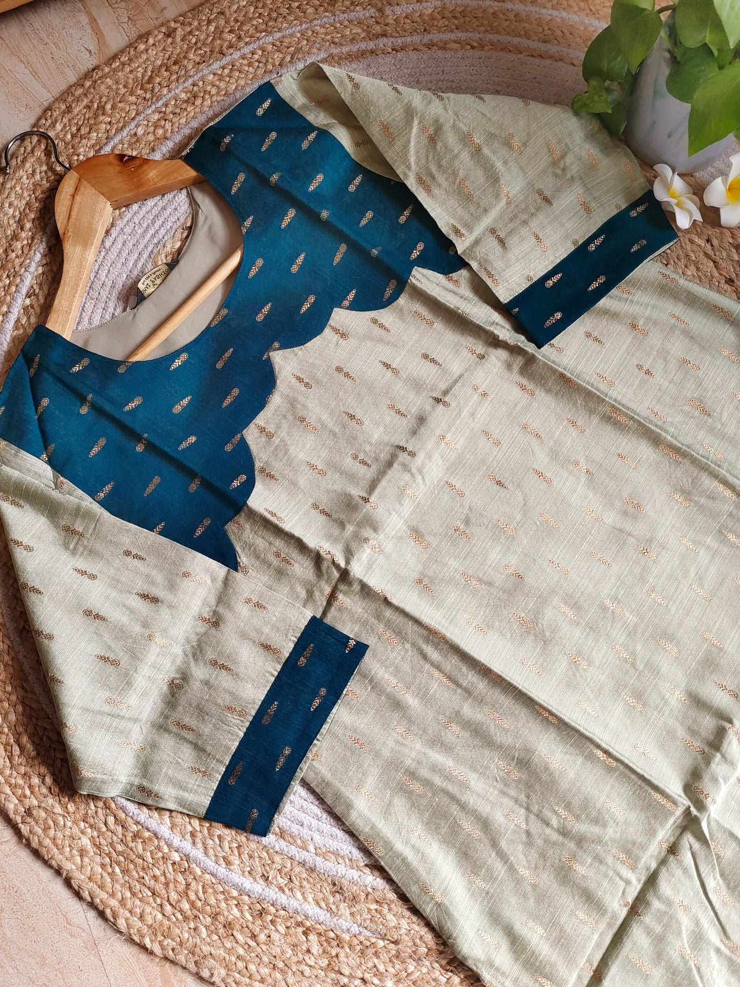 Premium Raw Silk Kurti