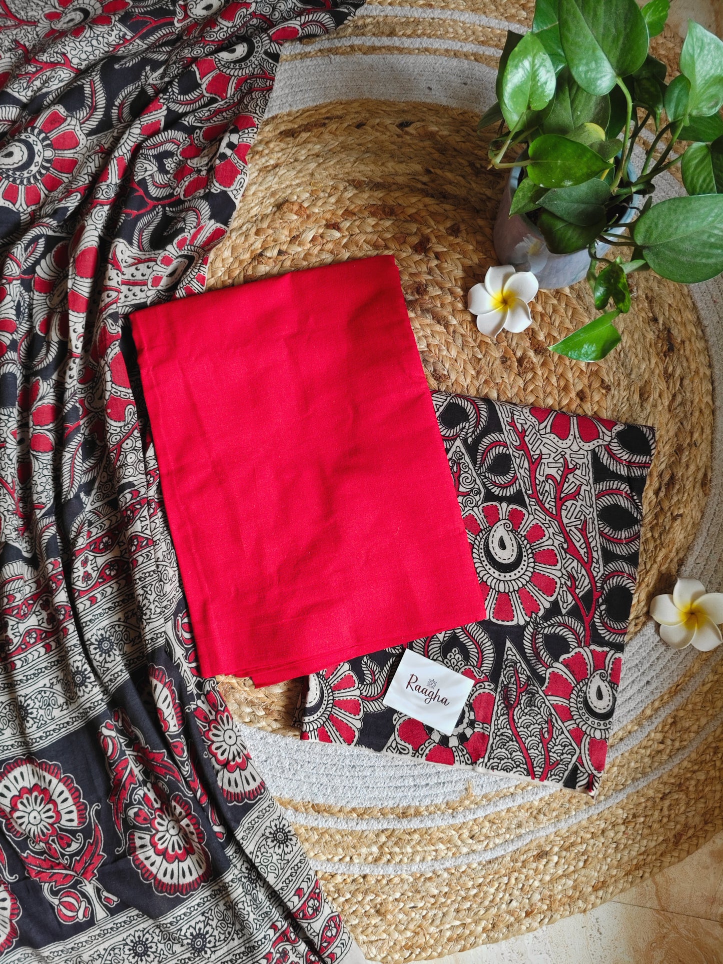 Unstitched Kalamkari Cotton Material