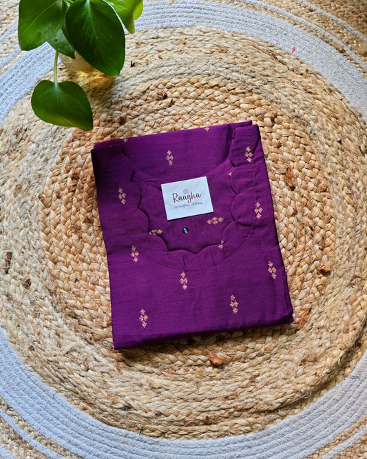 Premium Raw Silk Kurti