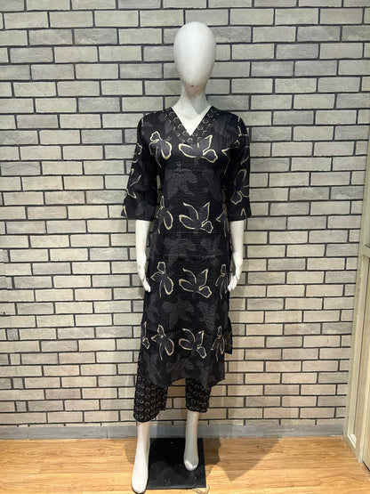 Cotton kurta Pant Set