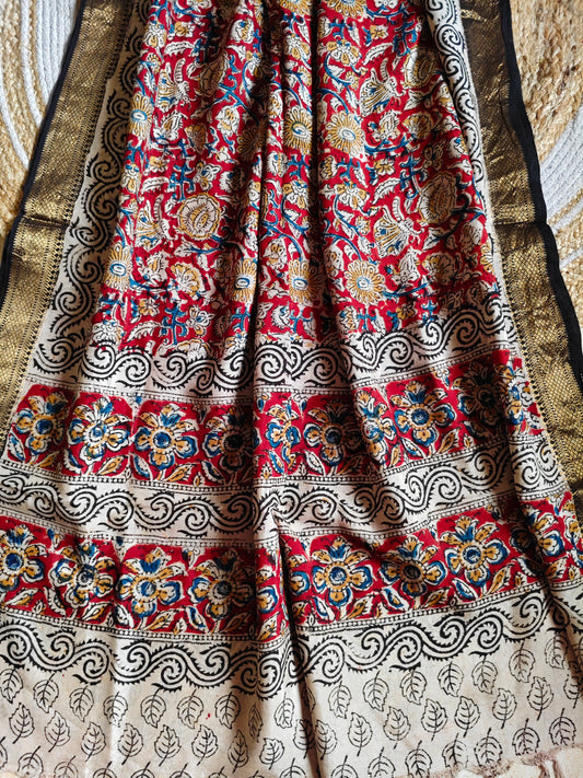 Kalamkari Silk Dupatta