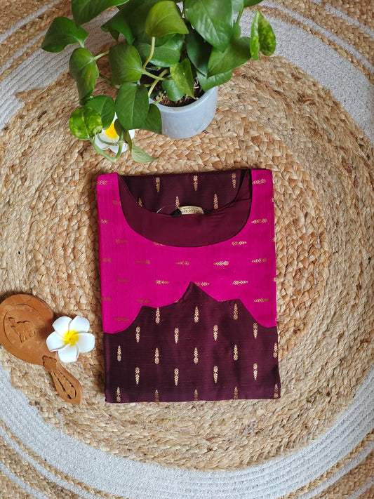 Premium Raw Silk Kurti