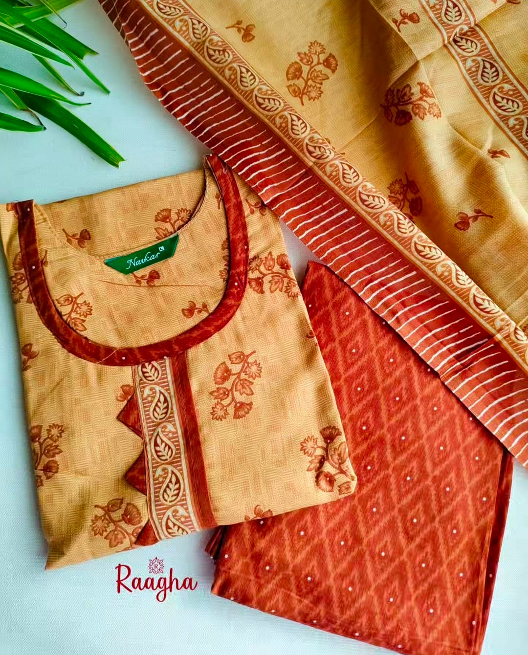 Cotton Patiyala Set with Lining