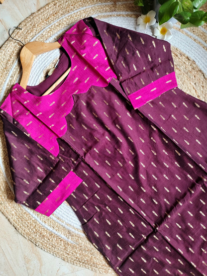 Premium Raw Silk Kurti