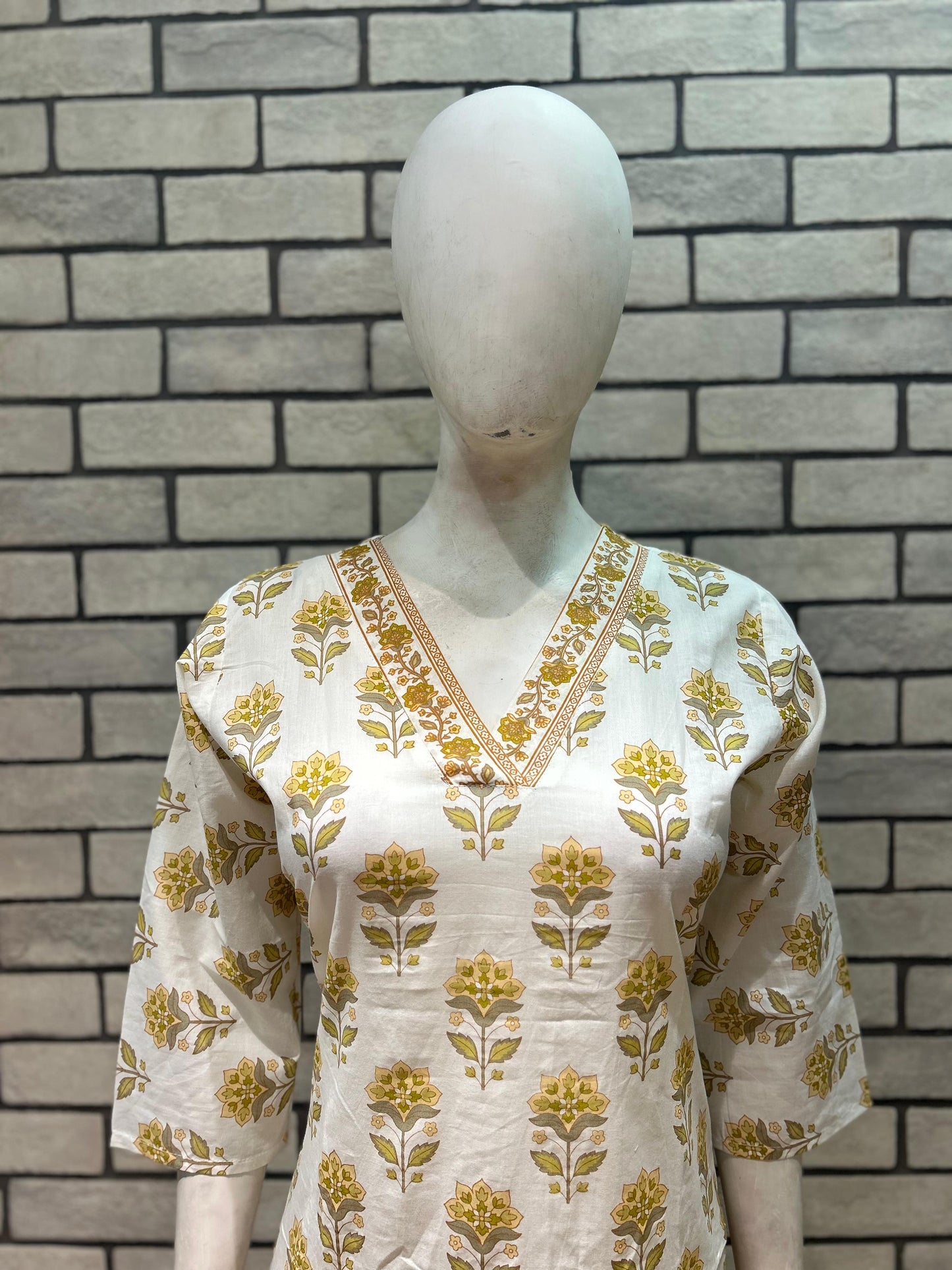 Cotton Kurta Pant Set