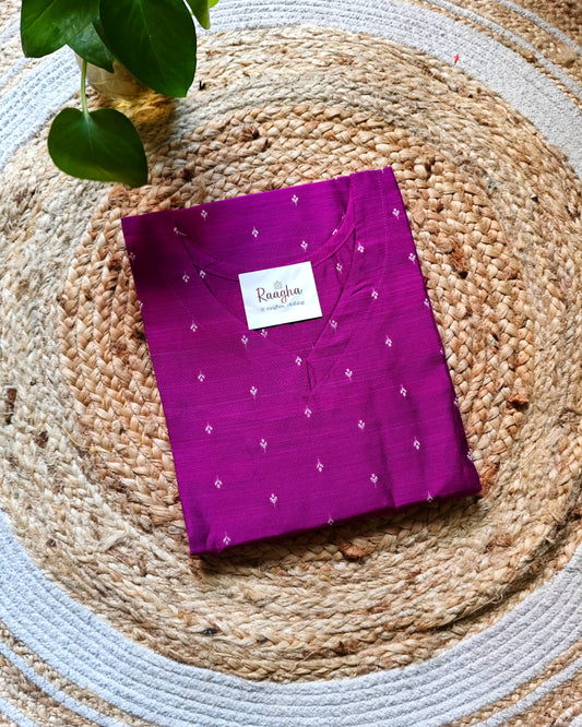 Premium Raw Silk Kurti