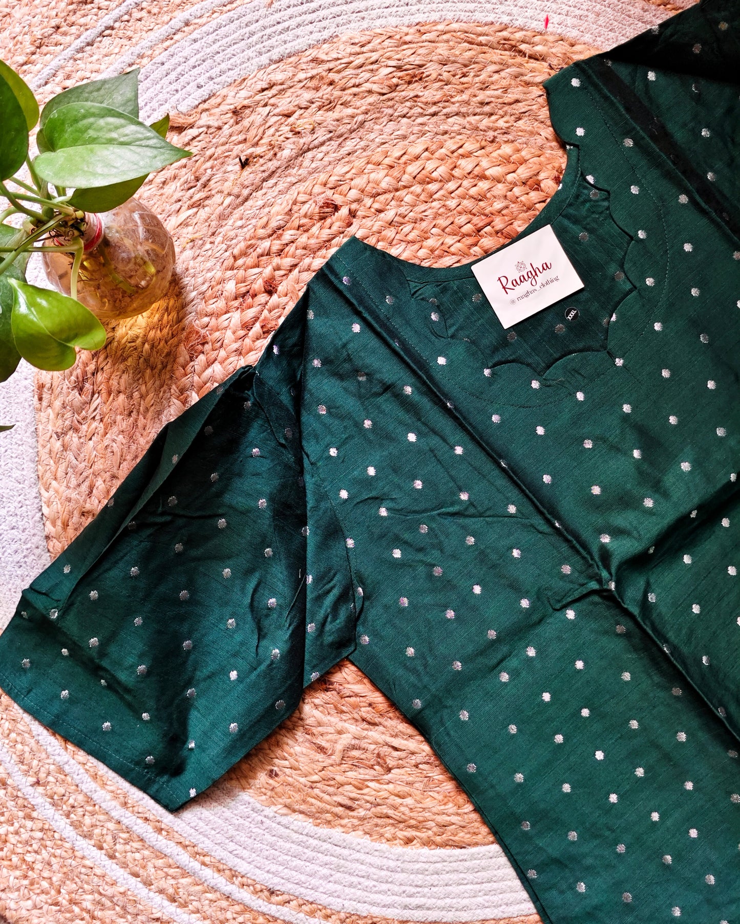 Premium Raw Silk Kurti