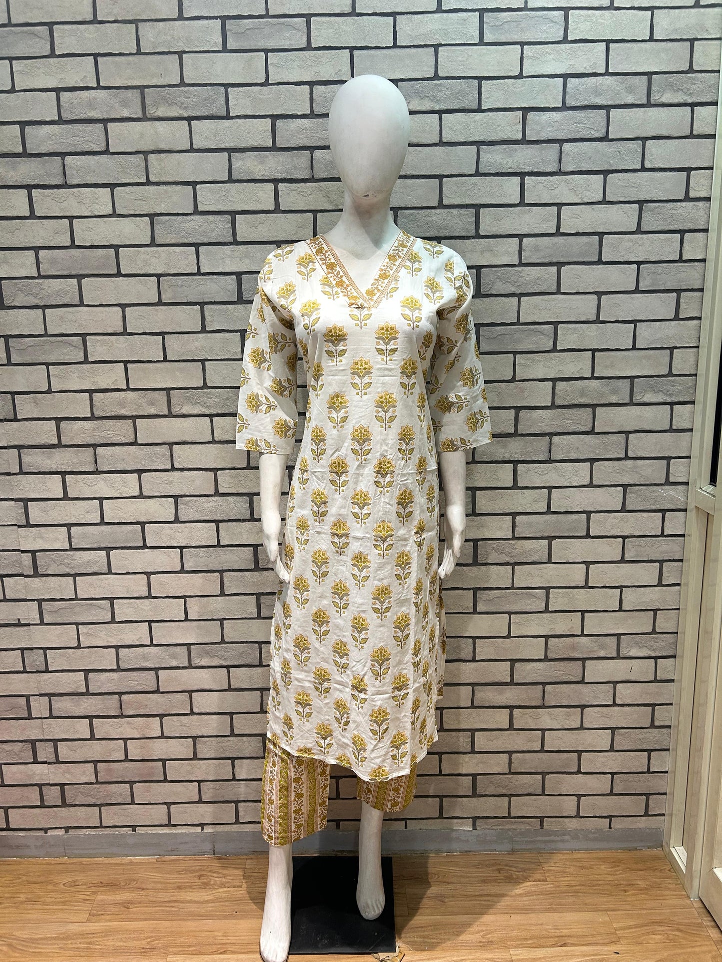 Cotton Kurta Pant Set