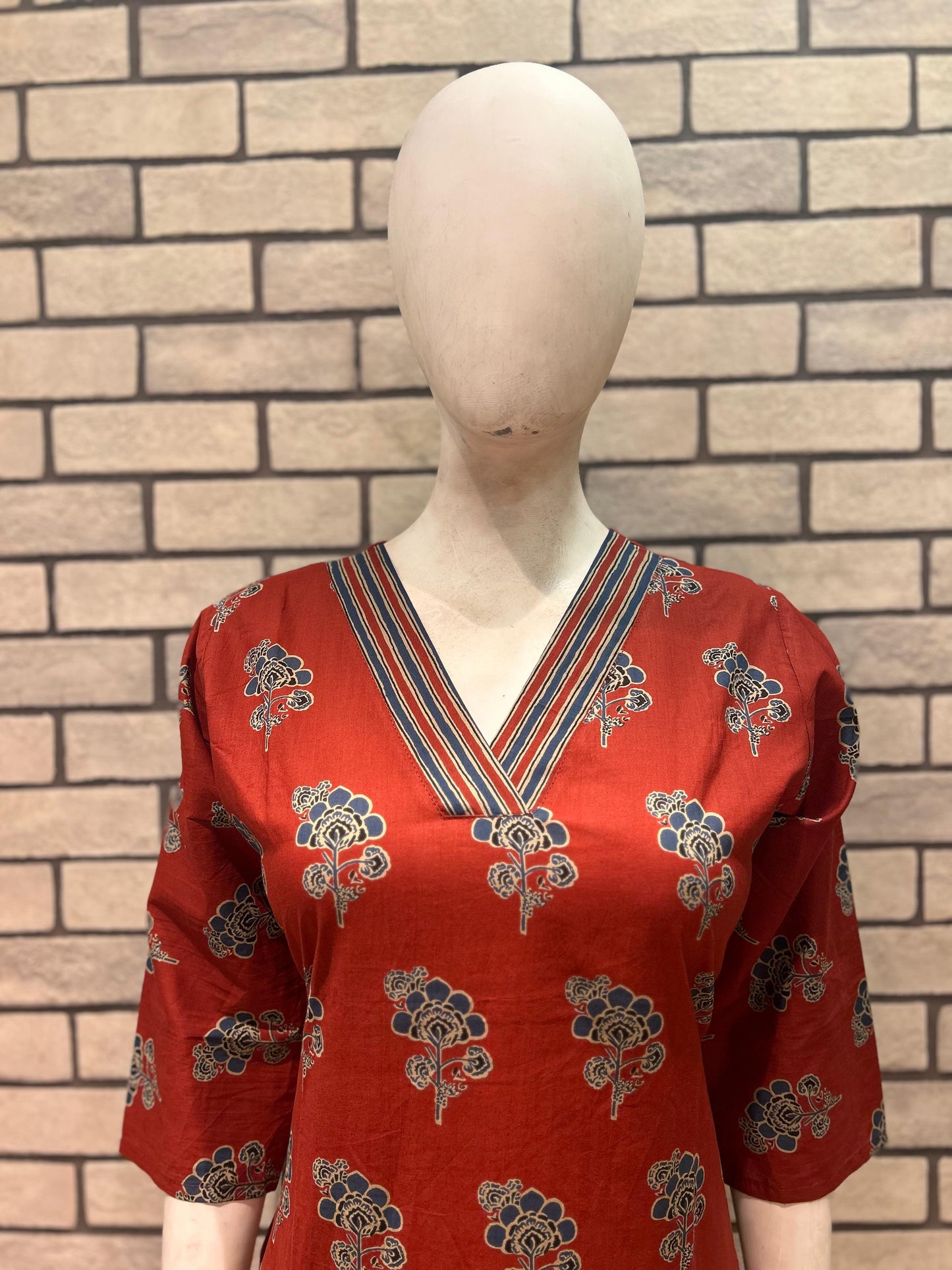 Cotton Kurta Pant Set