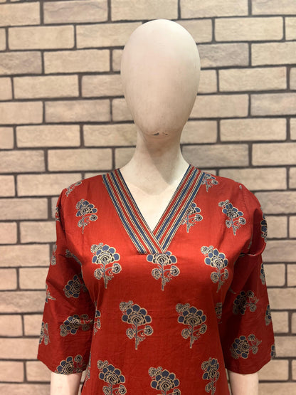 Cotton Kurta Pant Set