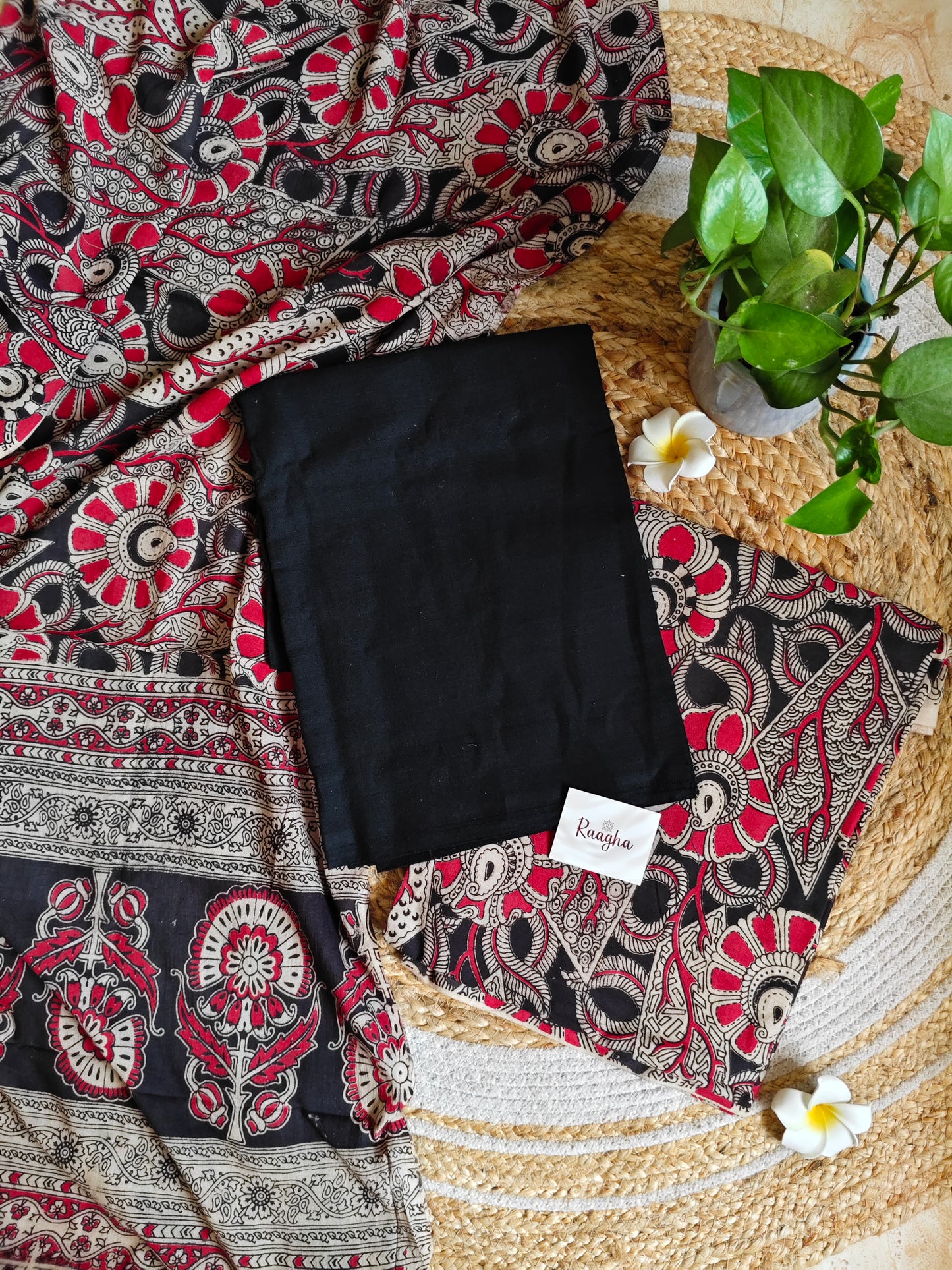 Unstitched Kalamkari Cotton Material