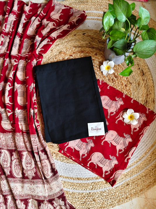 Unstitched Kalamkari Cotton Material