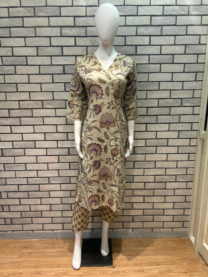 Cotton Kurta Pant Set