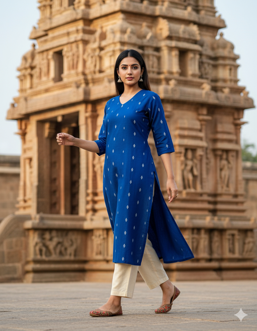 Premium Raw Silk Kurti