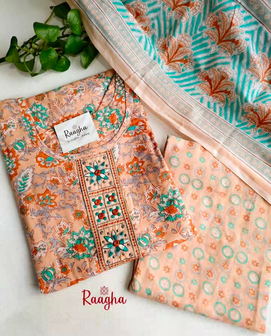 Cotton Salwar Set with Lining