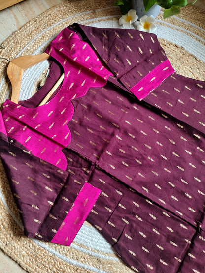 Premium Raw Silk Kurti