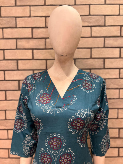 Cotton Kurta Pant Set