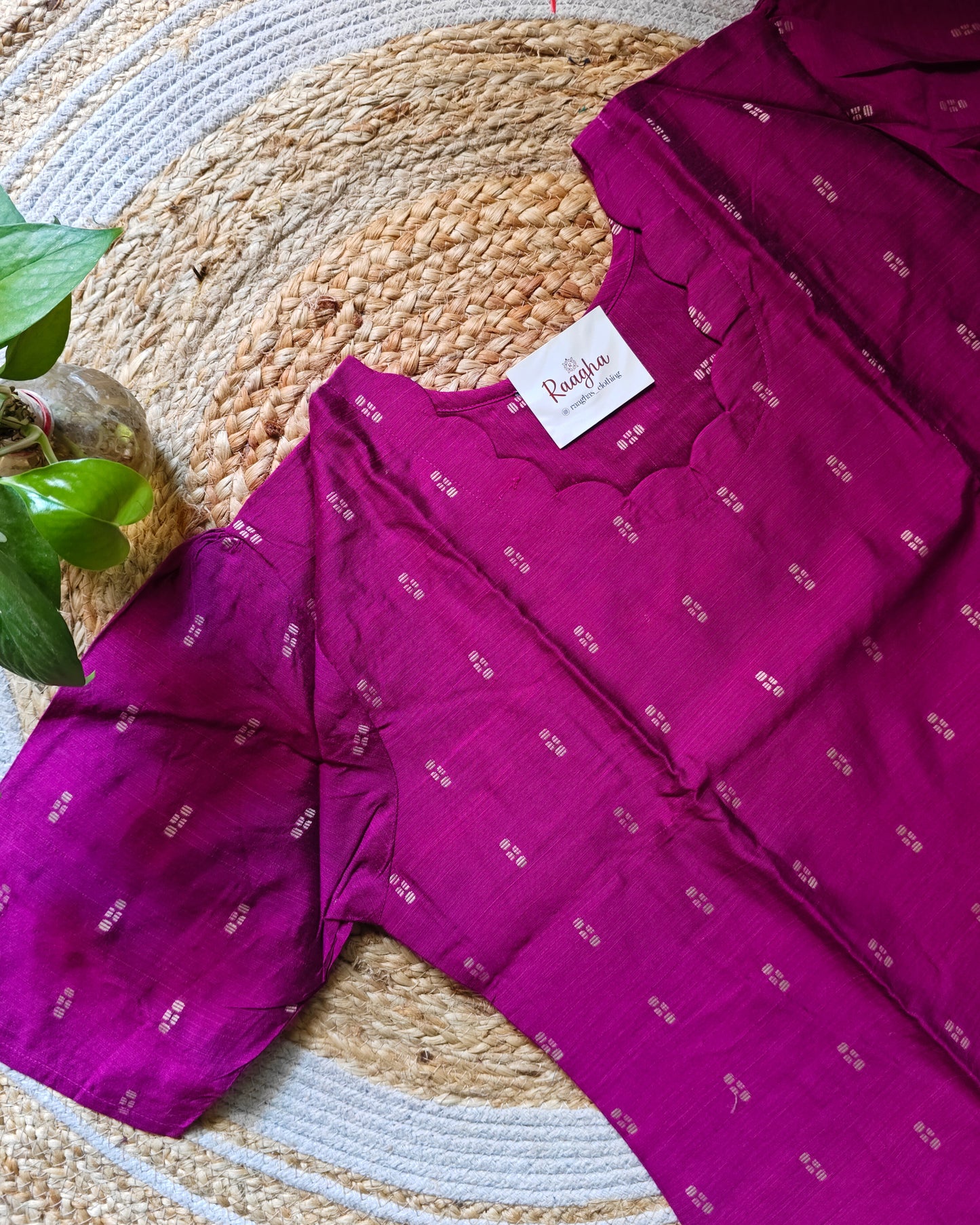 Premium Raw Silk kurti