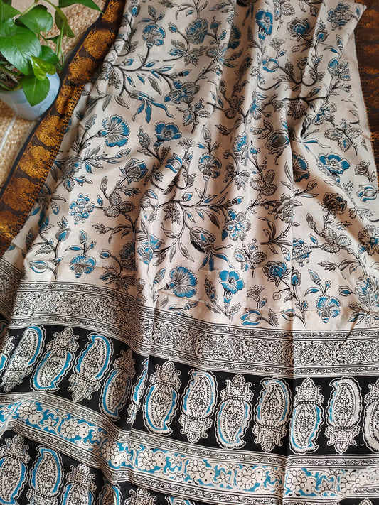 Kalamkari Silk Dupatta