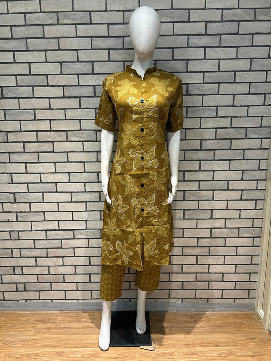 Aline cotton kurta Pant Set