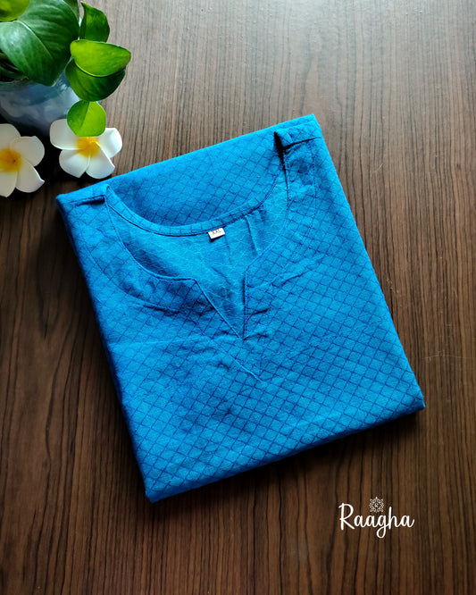 Self Weaved Cotton Kurti