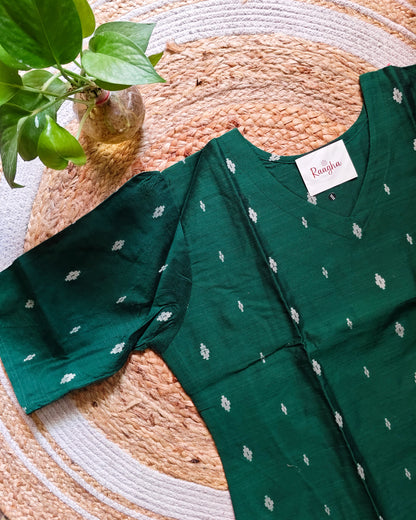 Premium Raw Silk Kurti